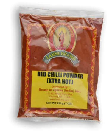 LAXMI Red Chilli Powder Extra Hot 7 OZ
